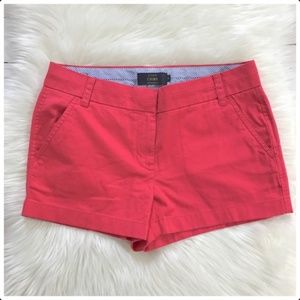 J. Crew chino 3” shorts, size 4